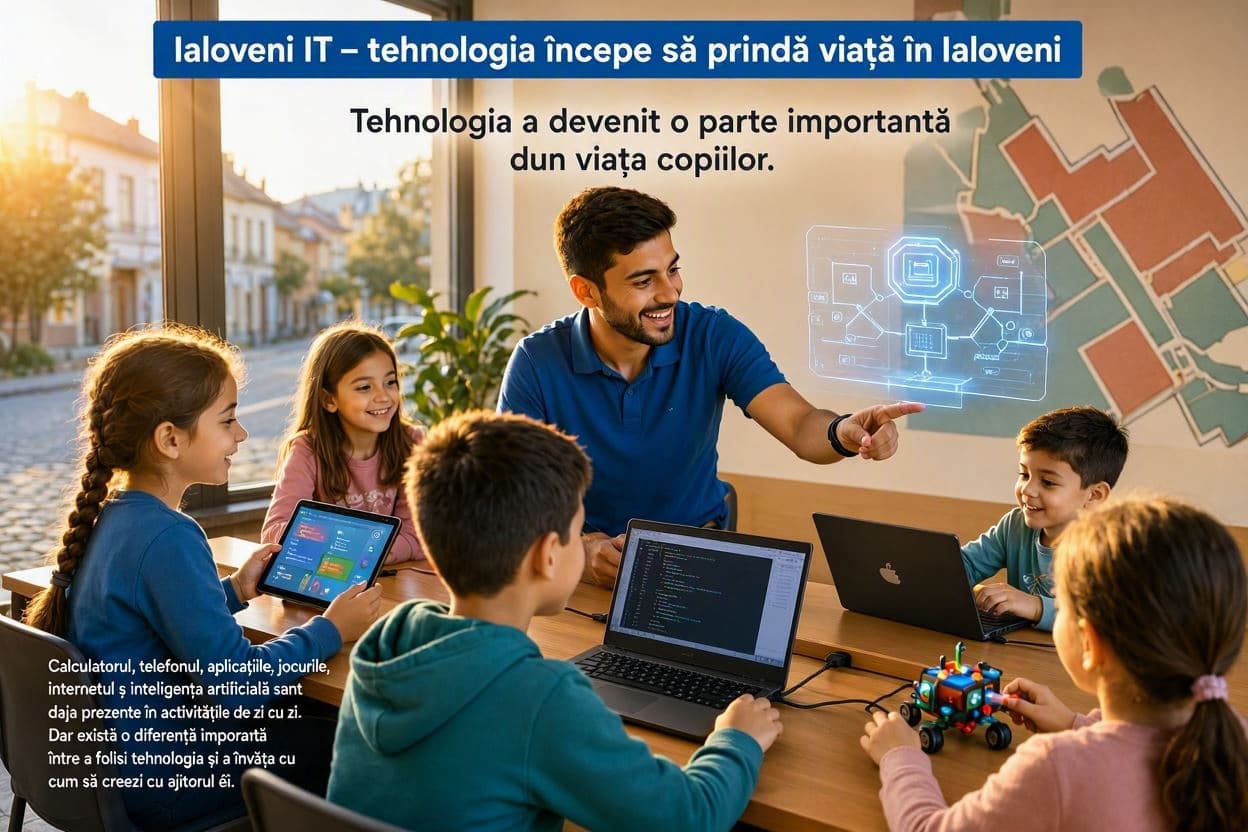Ialoveni IT – cursuri de tehnologie, programare și competențe digitale pentru copii